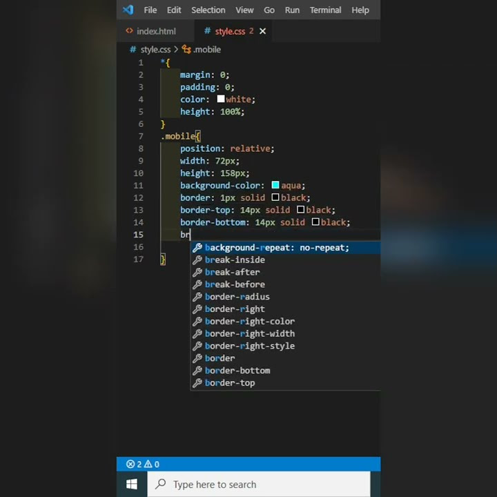 Creating a mobile phone with CSS art using HTML and CSS | #shorts # ...
