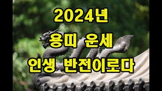 2024년 신년 용띠 운세  최고의 길조로다