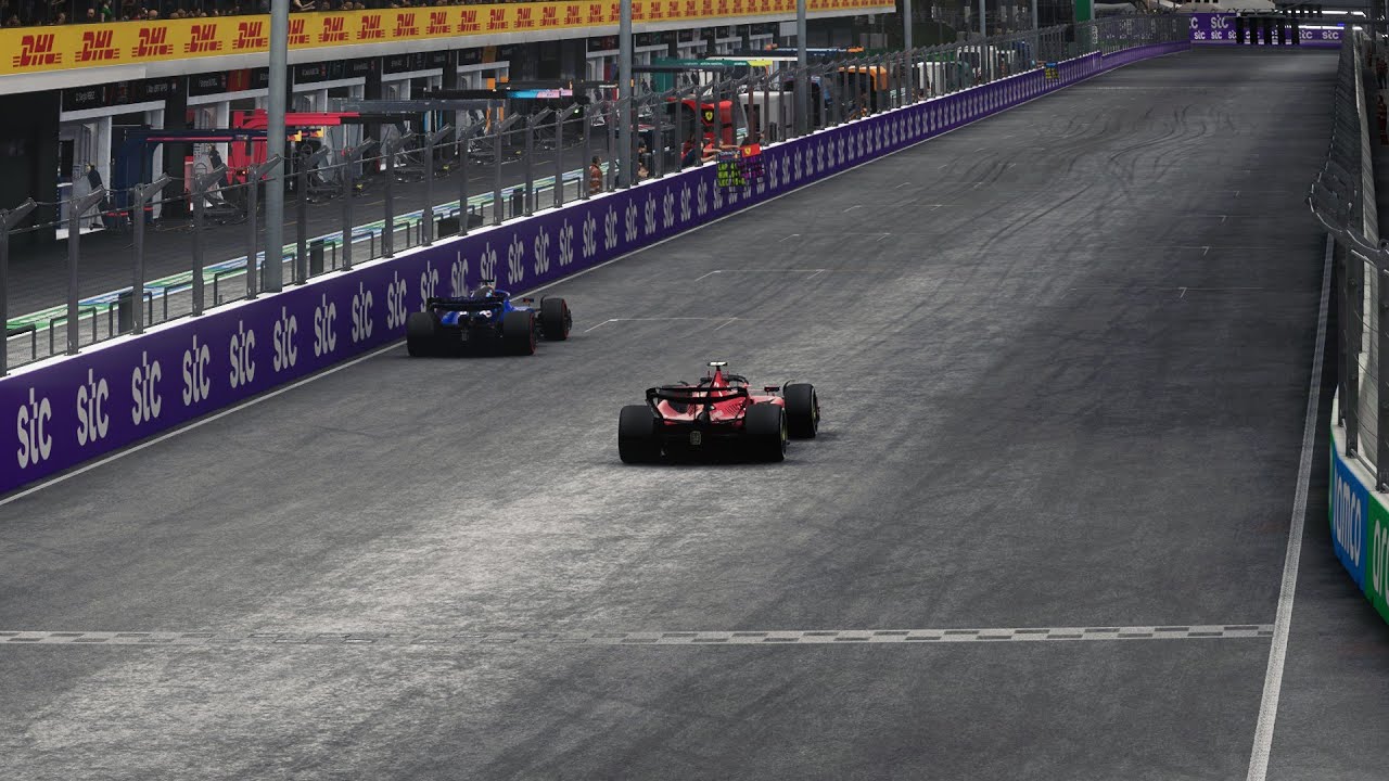 Getting to grips with F1 23 at Jeddah YouTube