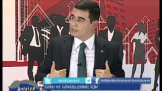 Kepez Bldbşk Sn Hakan Tütüncü Akdeniz Tv Antalya Konuşuyor Programı