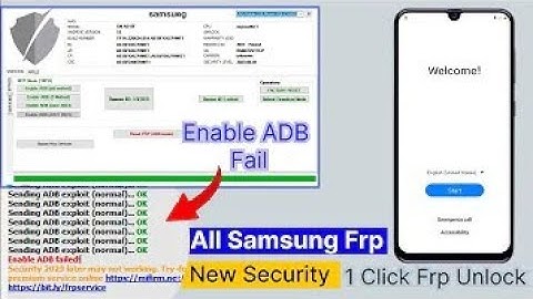Samsung Frp New Tool 2023/Samsung Frp Android 13/12/11 New Security Enable ADB Failed/gsm devil