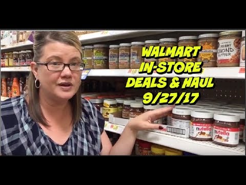 9/27/17 WALMART IN-STORE DEALS | 48¢ CEREAL, FREE NUTELLA, 50¢ WATER & MORE!