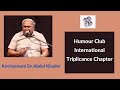 Speech by kavimamani drabdul khader  l humour club triplicane chapter l 9th oct  2022