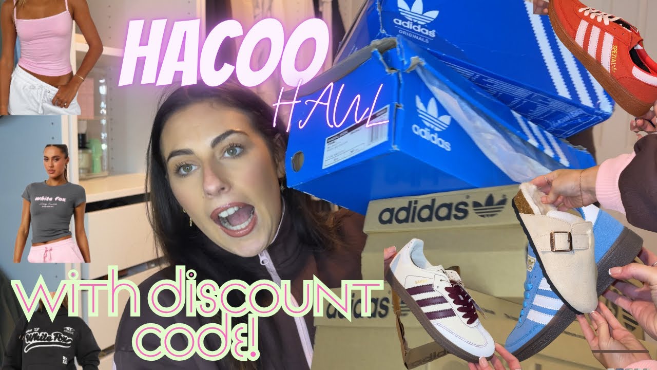 Огромная покупка в Hacoo в 2025 году | Со скидочным кодом!! Adidas, White Fox, Birkenstock 🤯