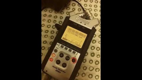 Zoom H4n Boot Up Time (factory Supplied 1GB SD card Installed)