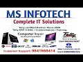 Ms infotech  complete it solutions