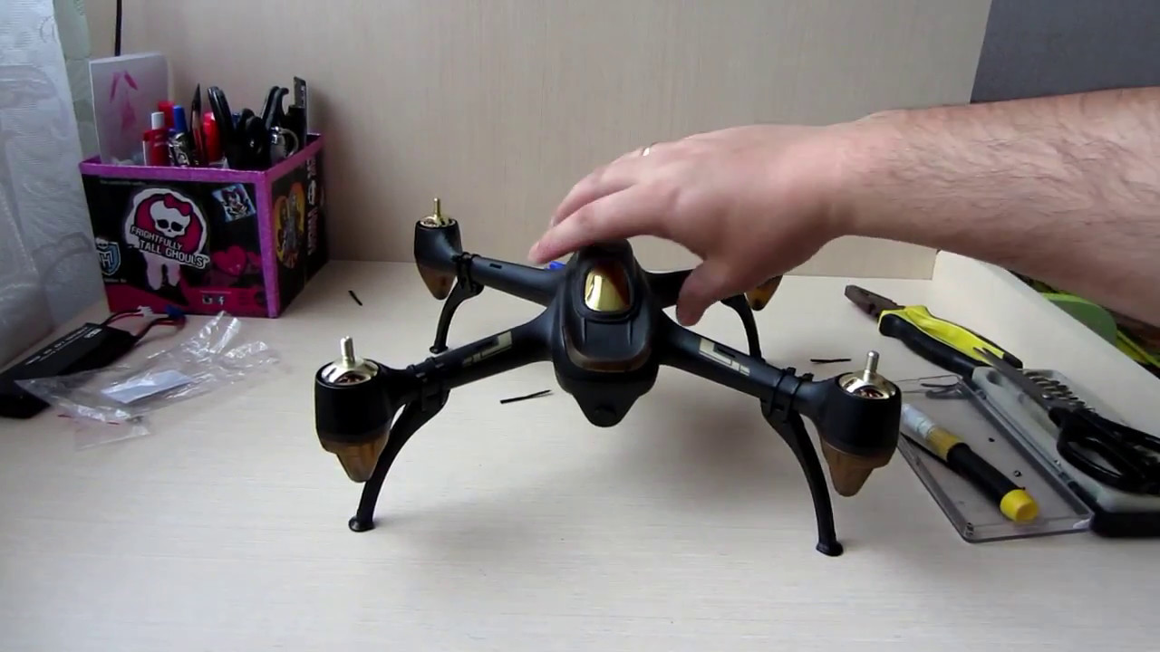 Hubsan h501SS, приделываем ноги от Syma X5