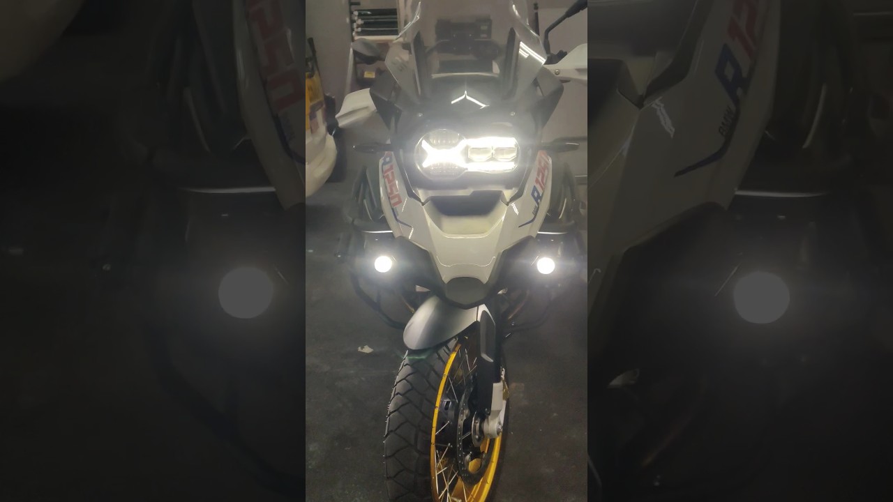 INSTALAÇÃO DO KIT FAROL DE MILHA BMW Gs1250