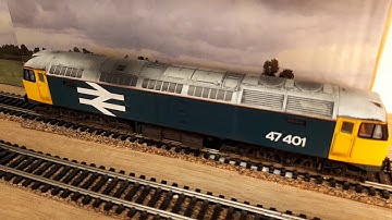 Hornby R3287TTS BR Class 47 “47401”, ungraded speaker, drivers, detailing and weathered.