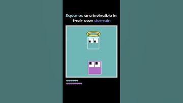 Squares are invincible in their domain #square #simulation #coding #battle #color #1v1