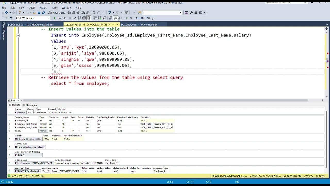 SQL - Essential Guide to Tables, Data Types, and Data Manipulation ...