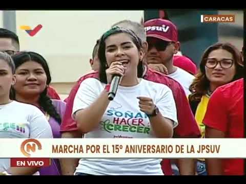 Marcha por 15 años de JPSUV (Juventud del Partido Socialista Unido de Venezuela), 12 septiembre 2023
