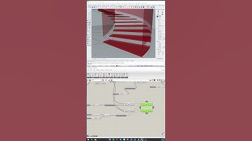 Spiral stairs using grasshopper