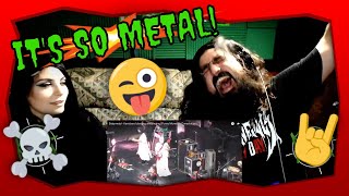 Babymetal - Kamiband dancing and singing (Funny Moments) | METTAL MAFFIA | REACTION | LVT AND MAGZ