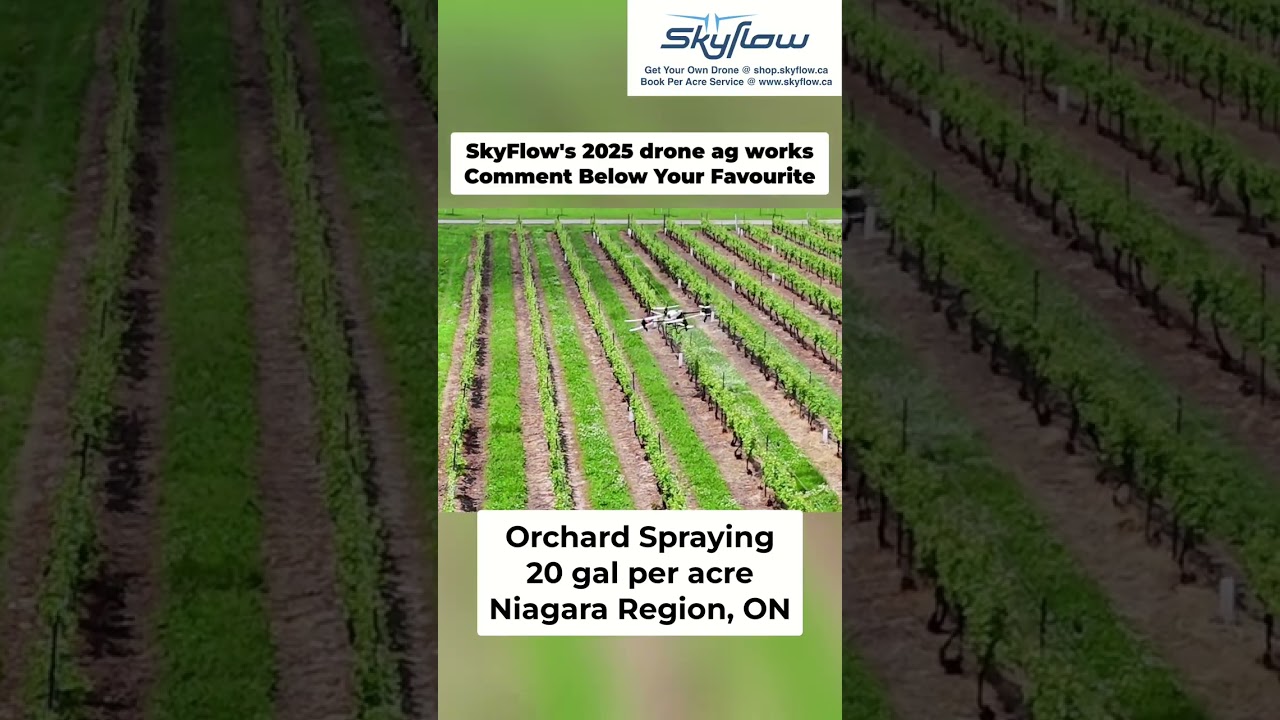 Checkout Our 2025 Project With Big Drones #shorts #Ontario #Agriculture #Golf
