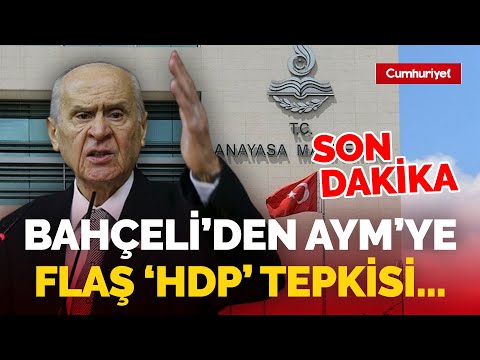 #SonDakika Devlet Bahçeli'den