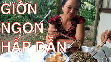 Gỏi Ốc Đắng trộn bắp chuối, đặc sản miền sông nước