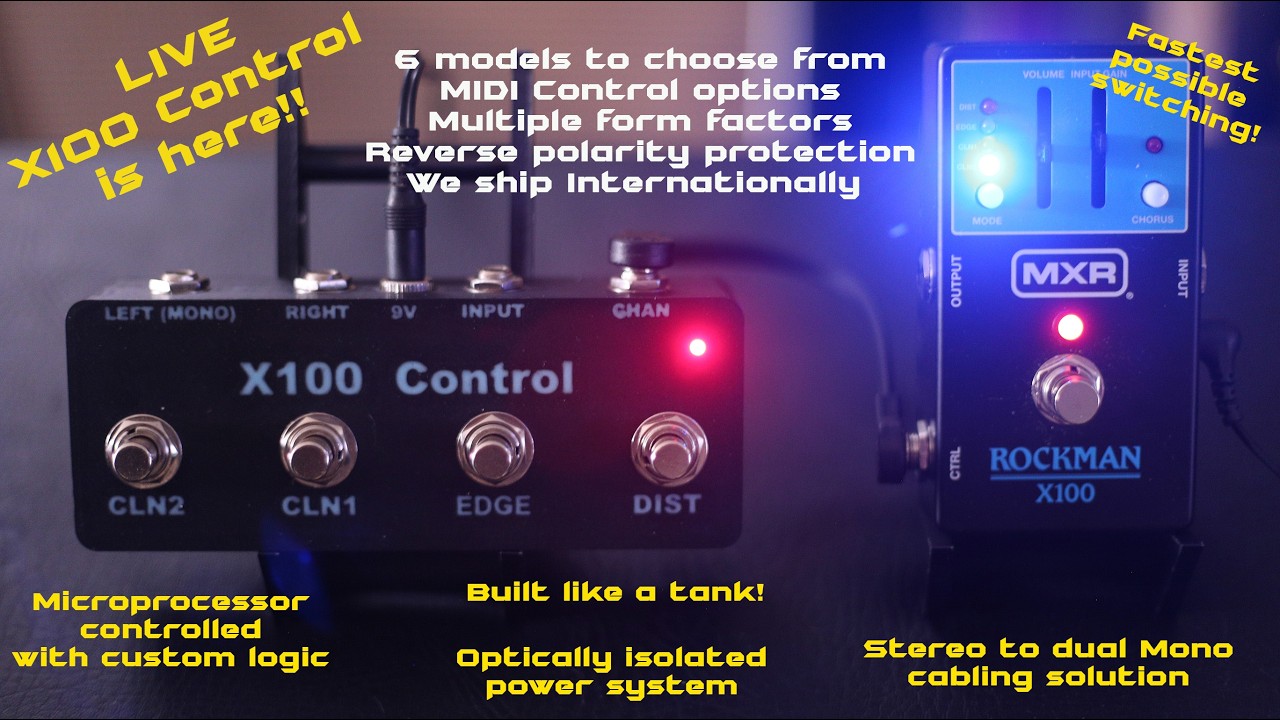 X100 Control Pedals, All 6 Versions explained!! - YouTube