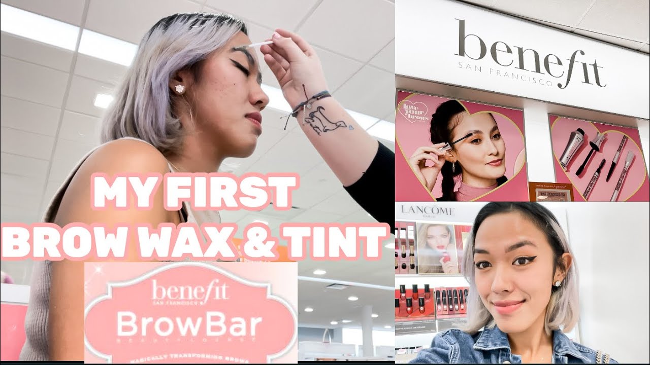 BENEFIT BROW BAR WAX AND TINT, HOW THEY WAX