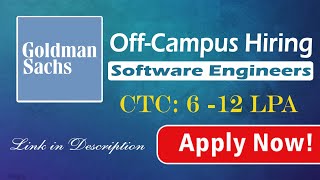 Goldman Sachs Recruitment 2021 | Software Engineer | Offcampus 2021 | Bangalore | Apply Link screenshot 4