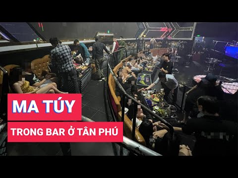 Đột kích Bar Club 68 ở quận Tân Phú, phát hiện 32 người dương tính với ma túy