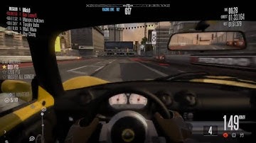 Need for Speed Shift, drivers Seat View of the Lotus Elise.