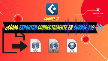 ¿CÓMO EXPORTAR CORRECTAMENTE EN CUBASE 13?