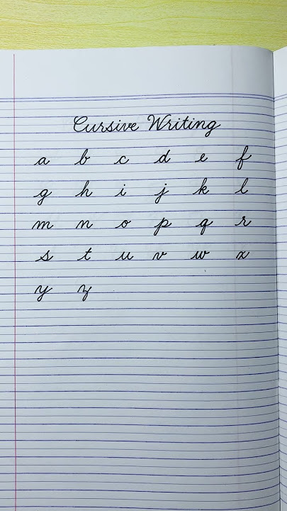 Cursive Writing a to z | Small Letters abcd | Cursive abcd | Cursive Handwriting | Cursive letters