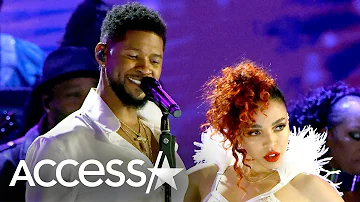 Usher Embodies Prince For Spot-On Tribute Performance With FKA Twigs At 2020 Grammy Awards