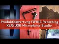 Produktbewertung FIFINE Recording XLR/USB Microphone Studio Dynamic Podcast Cardioid Microphone for