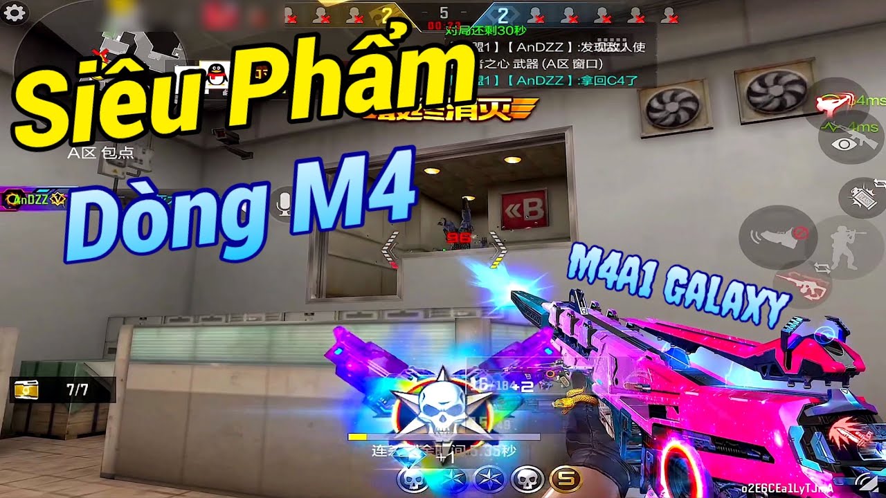 CF Mobile | Trên Tay Siêu Phẩm M4A1 Galaxy - Mạnh Nhất Dòng M4 😍