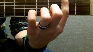 how to play gb7 (flat seventh) on guitar