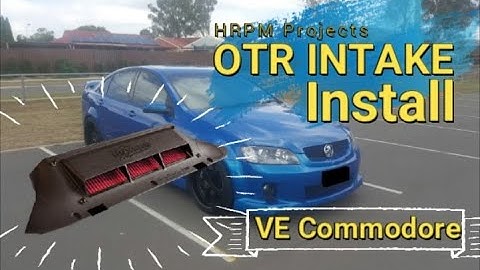 Holden Commodore VE VF OTR Intake install
