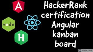 Angular Kanban Board HackerRank Test #8