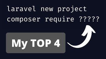 4 Packages You Need in ANY Laravel Project