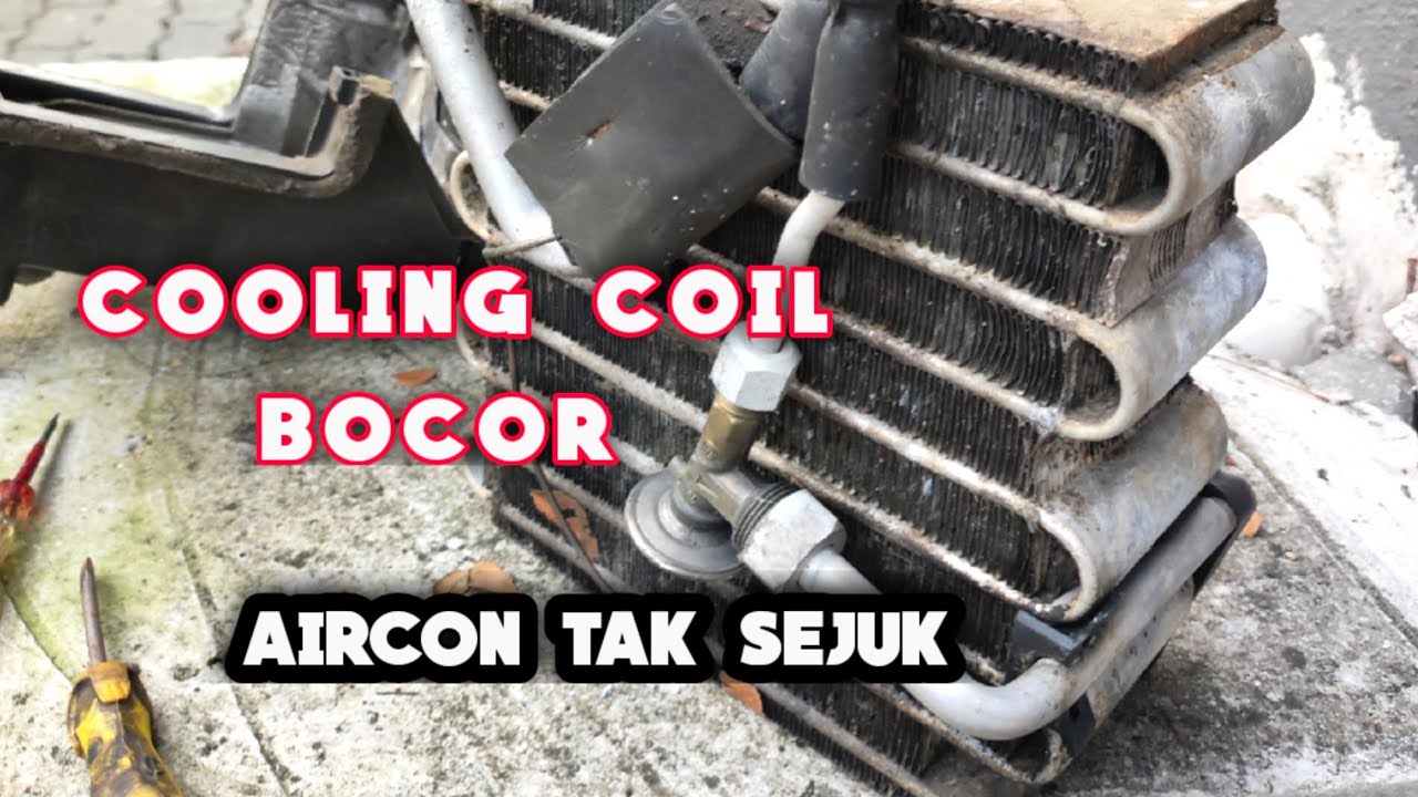 proton wira cooling coil bocor ada bau gas YouTube