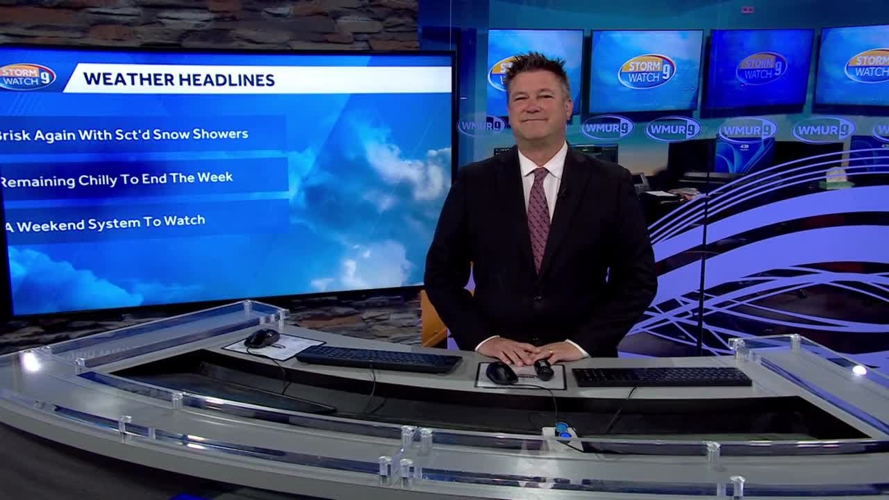 Video: Brisk Thursday with some sun and scattered snow showers - YouTube