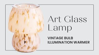 Art Glass Vintage Bulb Illumination Fragrance Warmer | Candle Warmers Etc. | Home Fragrance