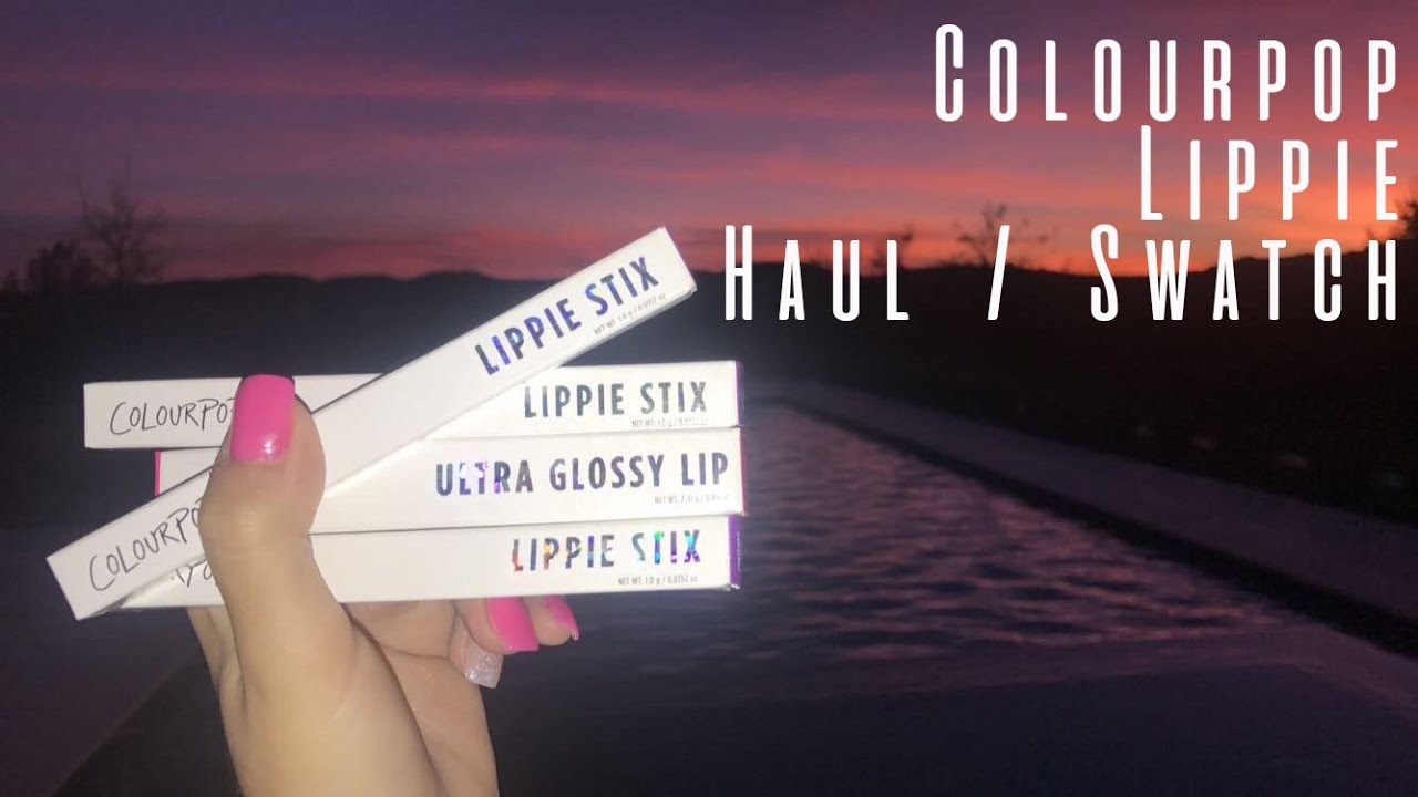 GABVALGLAM | Colourpop lip swatches / haul