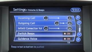 2014 Infiniti QX60 -  Setting Button (if so equipped) screenshot 2