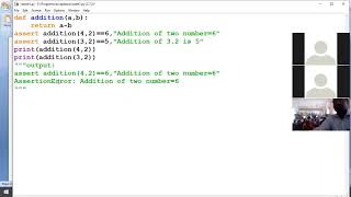 What is assert Keyword?