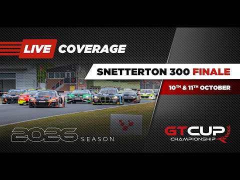 🔴 GT Cup Championship 2026 - Round 18 – SNETTERTON