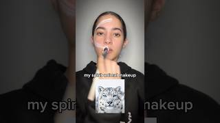 SNOW LEOPARD MAKEUP!! #makeup #trend #spiritanimal #makeuptransformation #trending