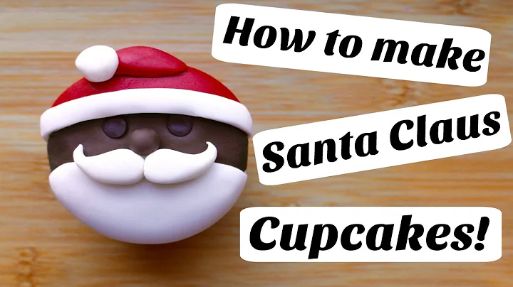 How to make a Santa Claus Cupcake || Super Easy De...