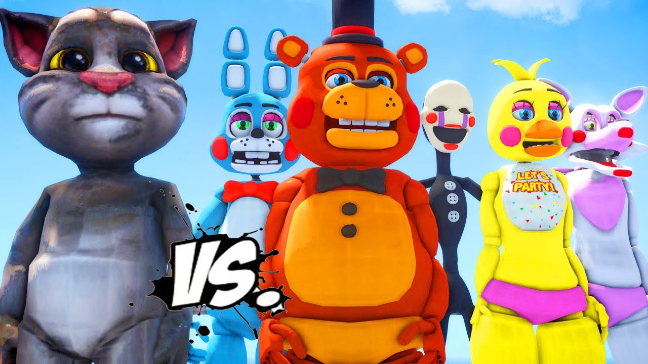 TALKING TOM VS FIVE NIGHTS AT FREDDY'S YouTube