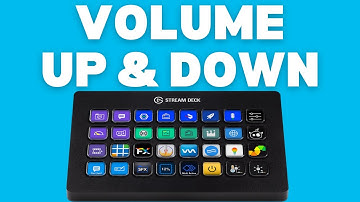 How to turn up and down volume with streamdeck