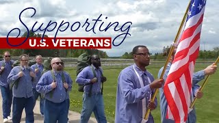 From prison, supporting Vets