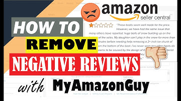 How to Remove Negative Product Reviews on Amazon
