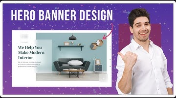 Elementor Tutorial - Website Hero Section Design |WordPress Elementor Tutorial Website Design