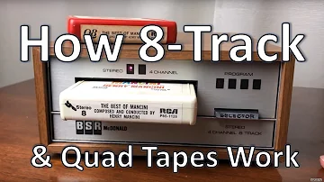 How do 8-Track Players Work Plus Quadraphonic Sound